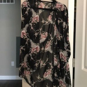 sheer kimono